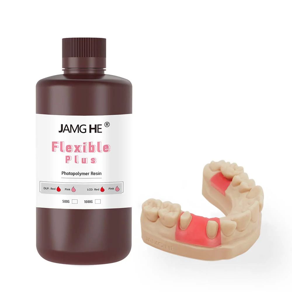 Jamghe 3D Printer Resin Dental Pro Model Resin Dental Prosthetic Model Resin for Crown and Bridge Model, Orthodontic Model, Implant Model etc. (Almond) : Buy Online at Best Price in KSA - Souq is now